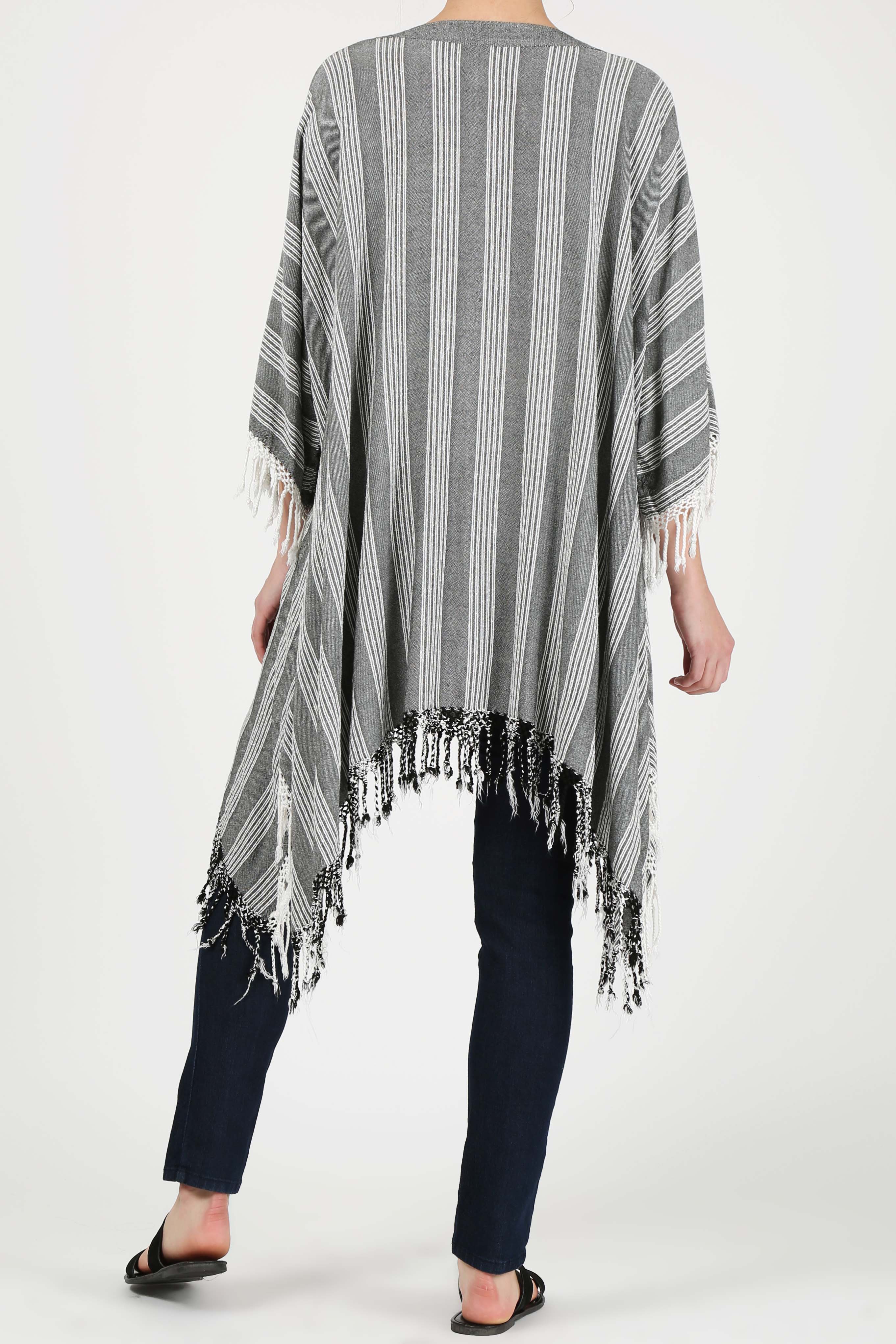 Tulum V Neck Fringe