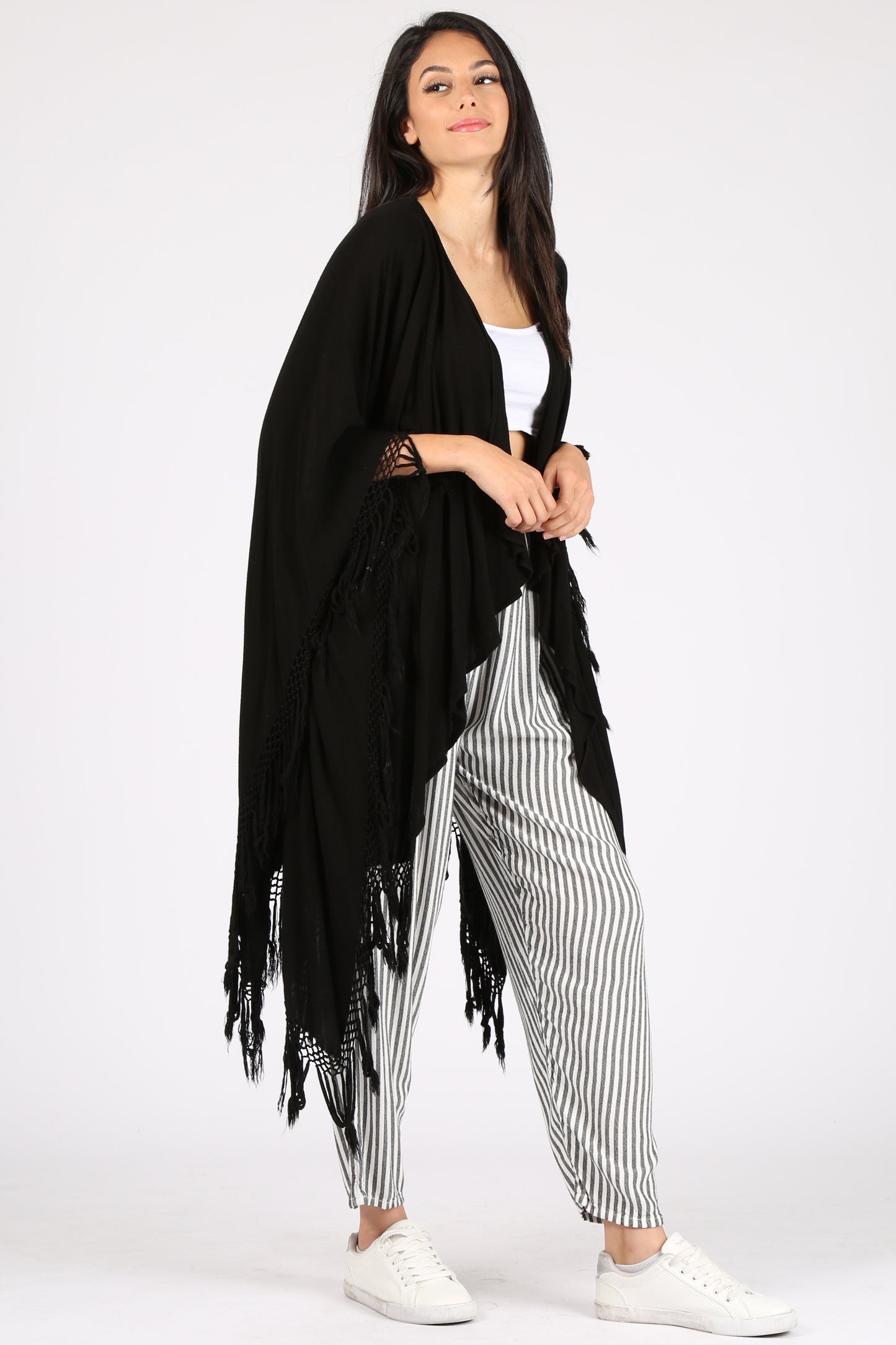 Lily Fringe Poncho