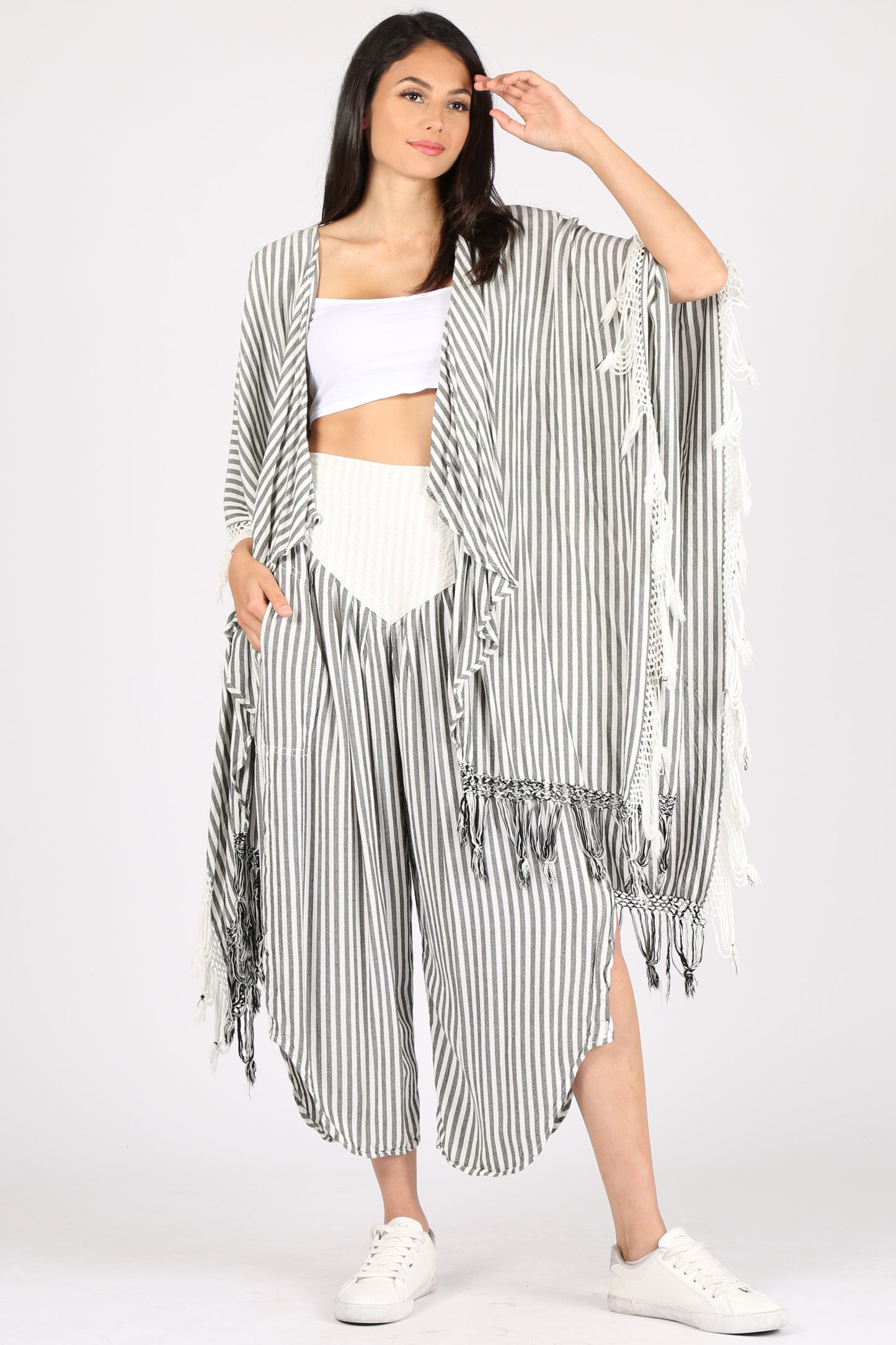 Lily Fringe Poncho