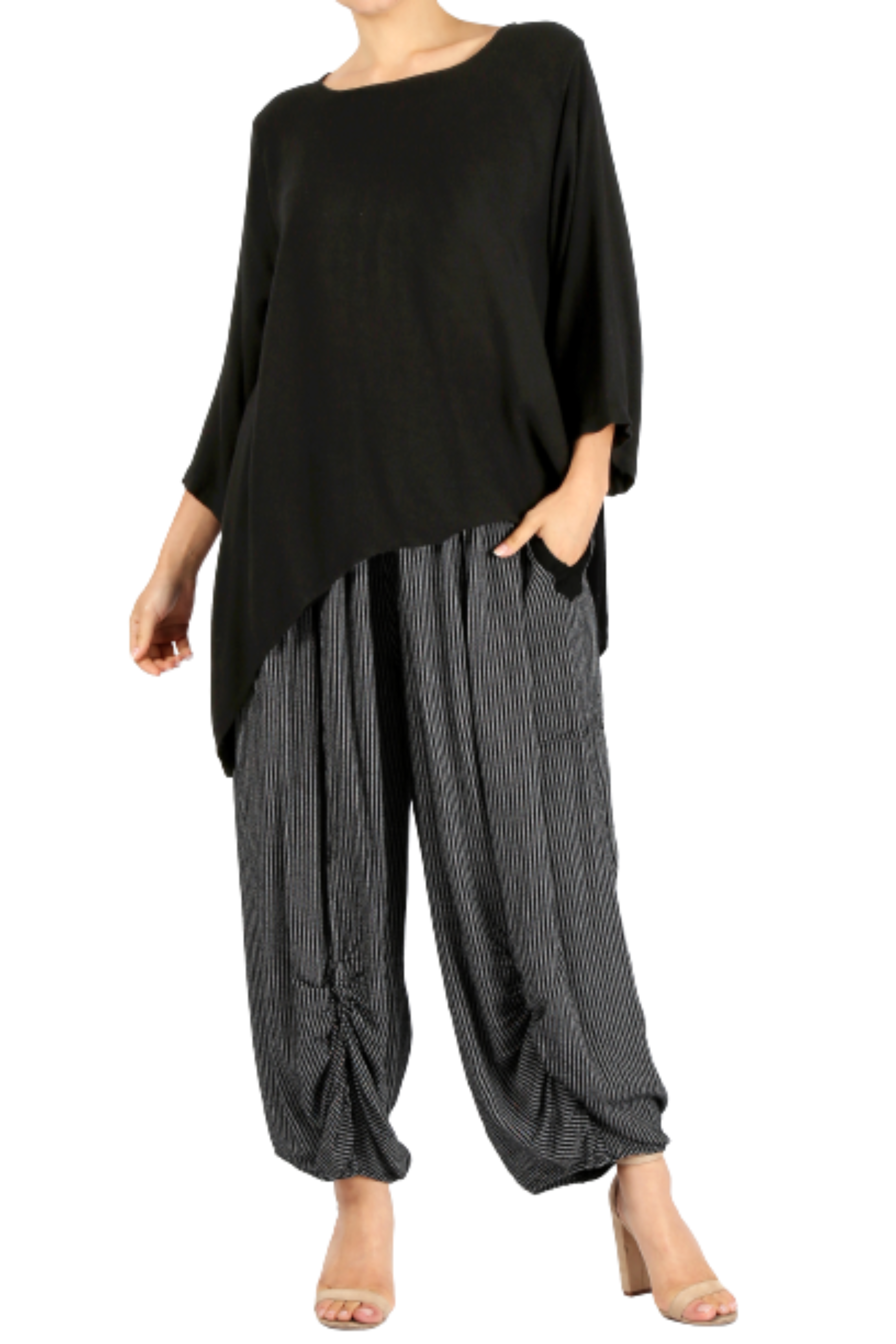 Eclipse Round Neck Long Sleeve Shirt