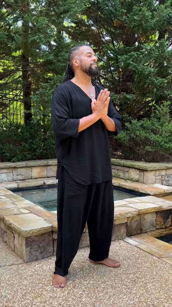 Caj V Neck x Santorini Pant