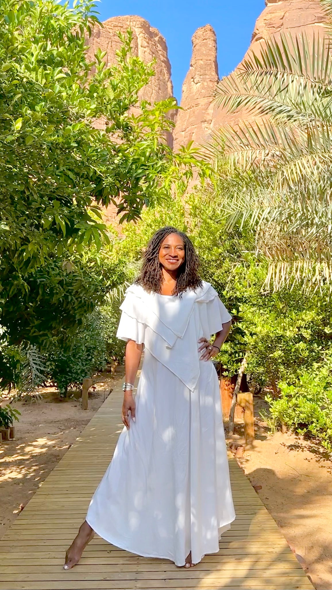 Koya's Summer Pleated Dress