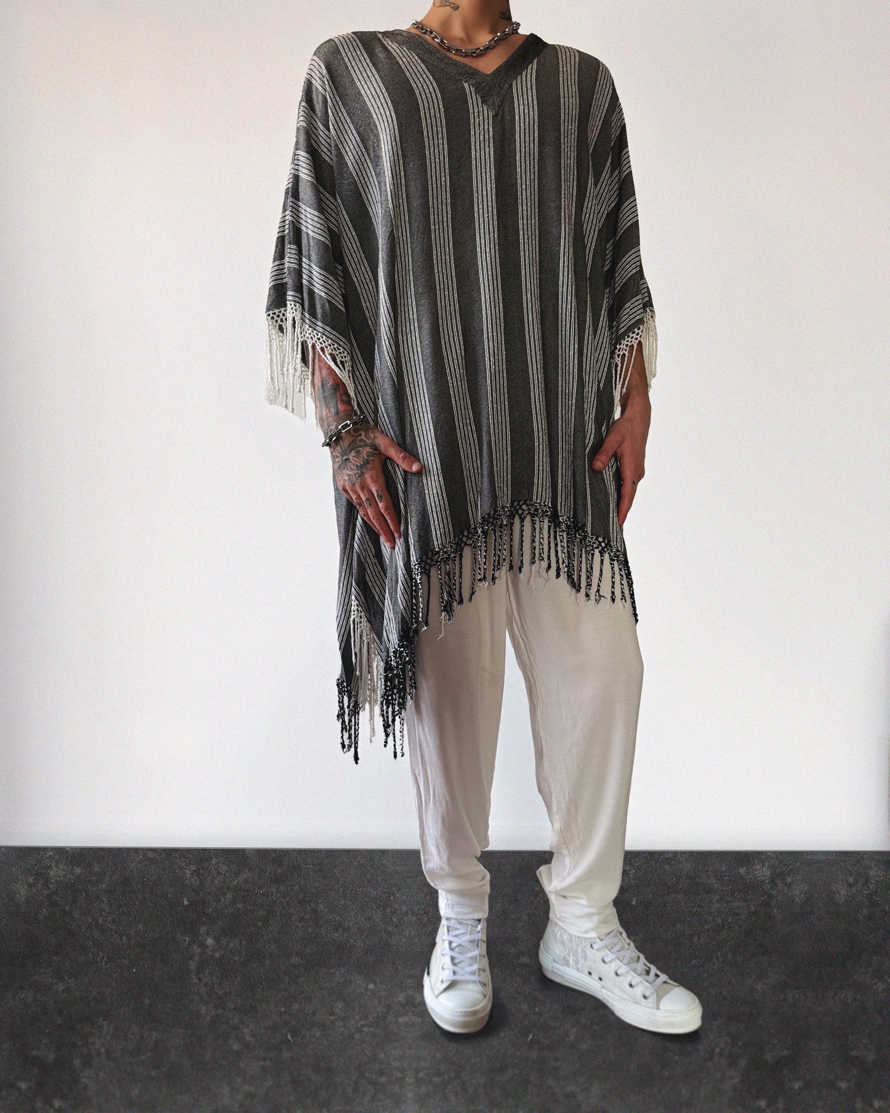 Men's Tulum V Neck Fringe