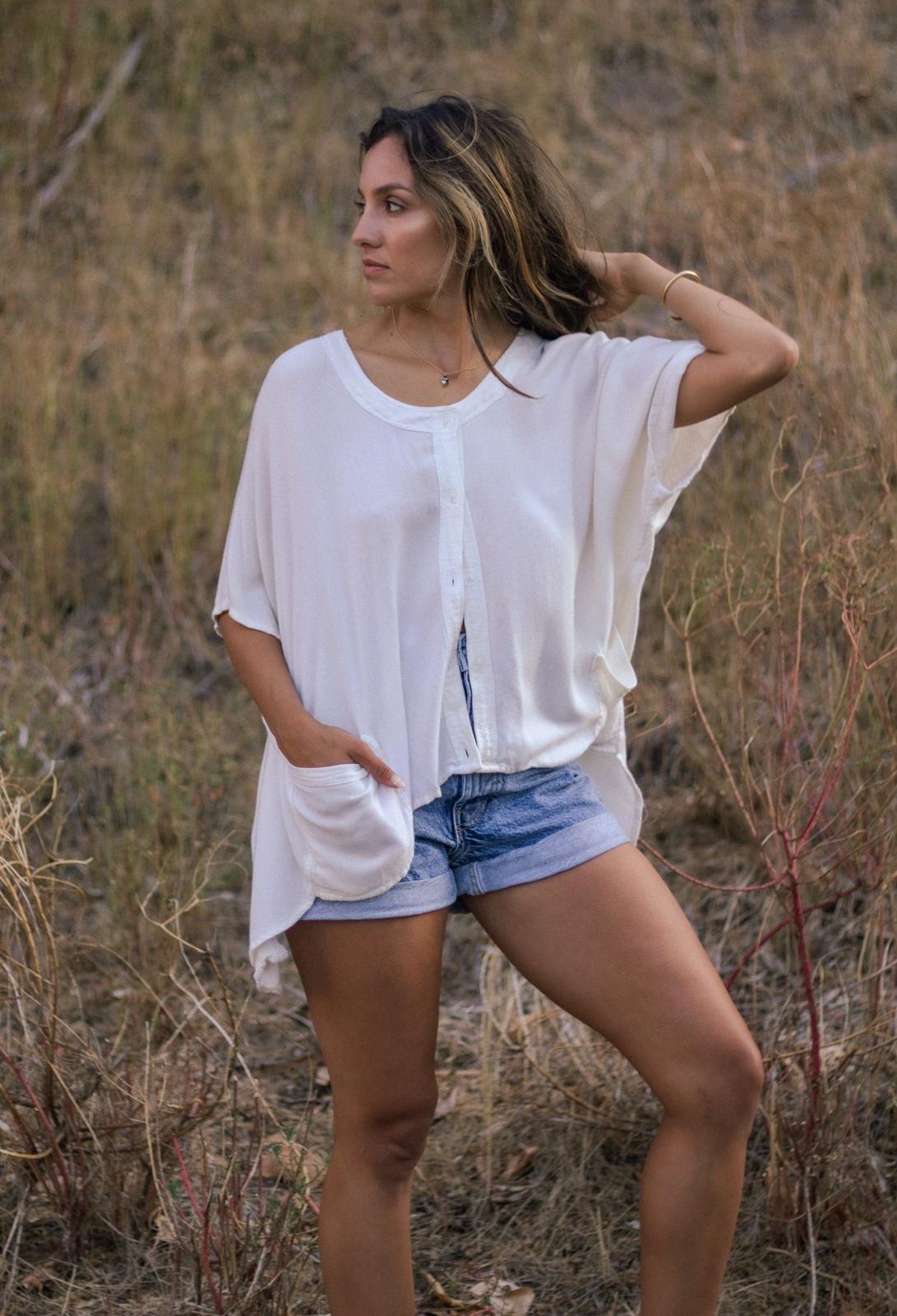 Oaxaca Crop Button Down